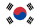 Bandeira Coreia do Sul